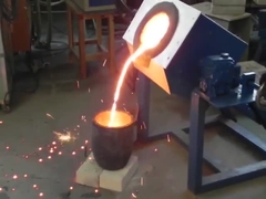 50/60HZ 70 кг высокочастотная индукционная плавильная печь с годовой бесплатной гарантией