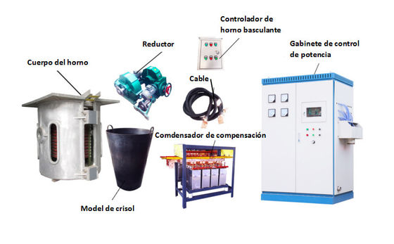 Индукционная печь для плавки металлов Медная плавильная машина