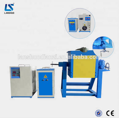 Индукционная плавильная печь IGBT мощностью 90 кВт для стальной железной меди алюминиевой