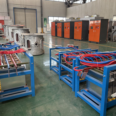 Индукционная плавильная печь для железной стали Медь Алюминиевый лом